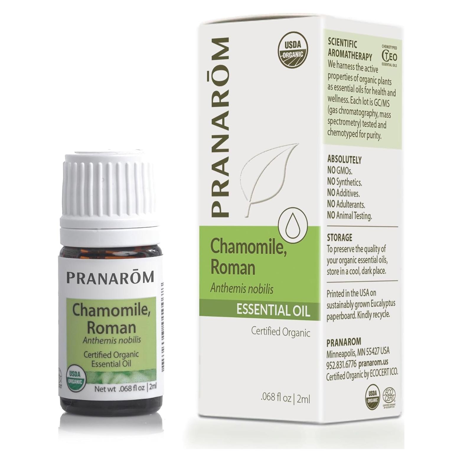 Aceite Esencial de Manzanilla Romana Pranarom 2ml - 100% Puro y Orgánico