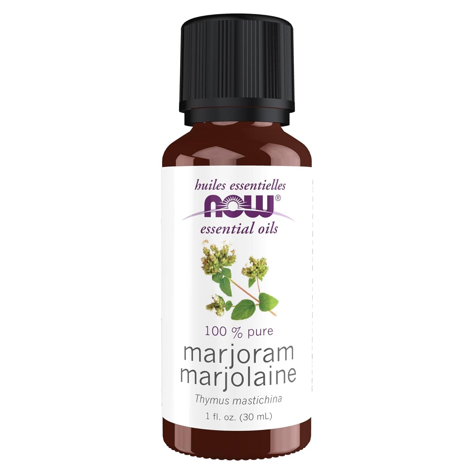Aceite Esencial de Mejorana NOW 100% Puro 28.35 ml