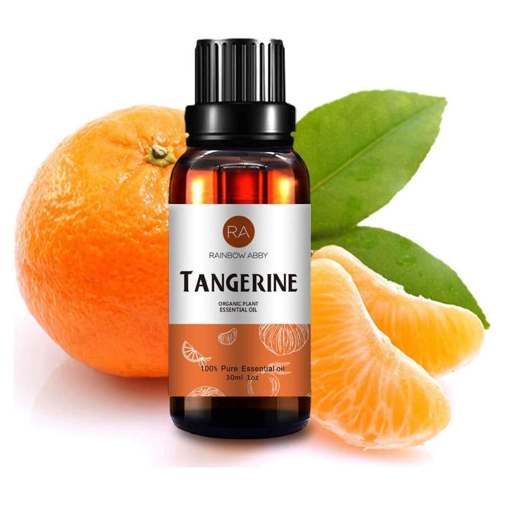 Aceite Esencial de Mandarina 30ml RAINBOW ABBY 100% Puro Orgánico