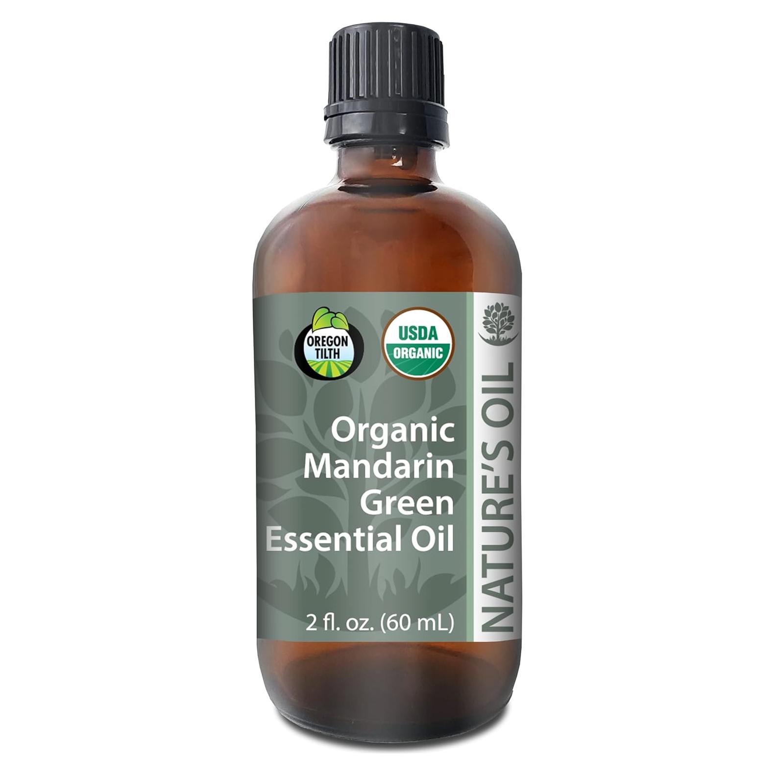 Aceite Esencial de Mandarina Verde 100% Puro 60ml Orgánico