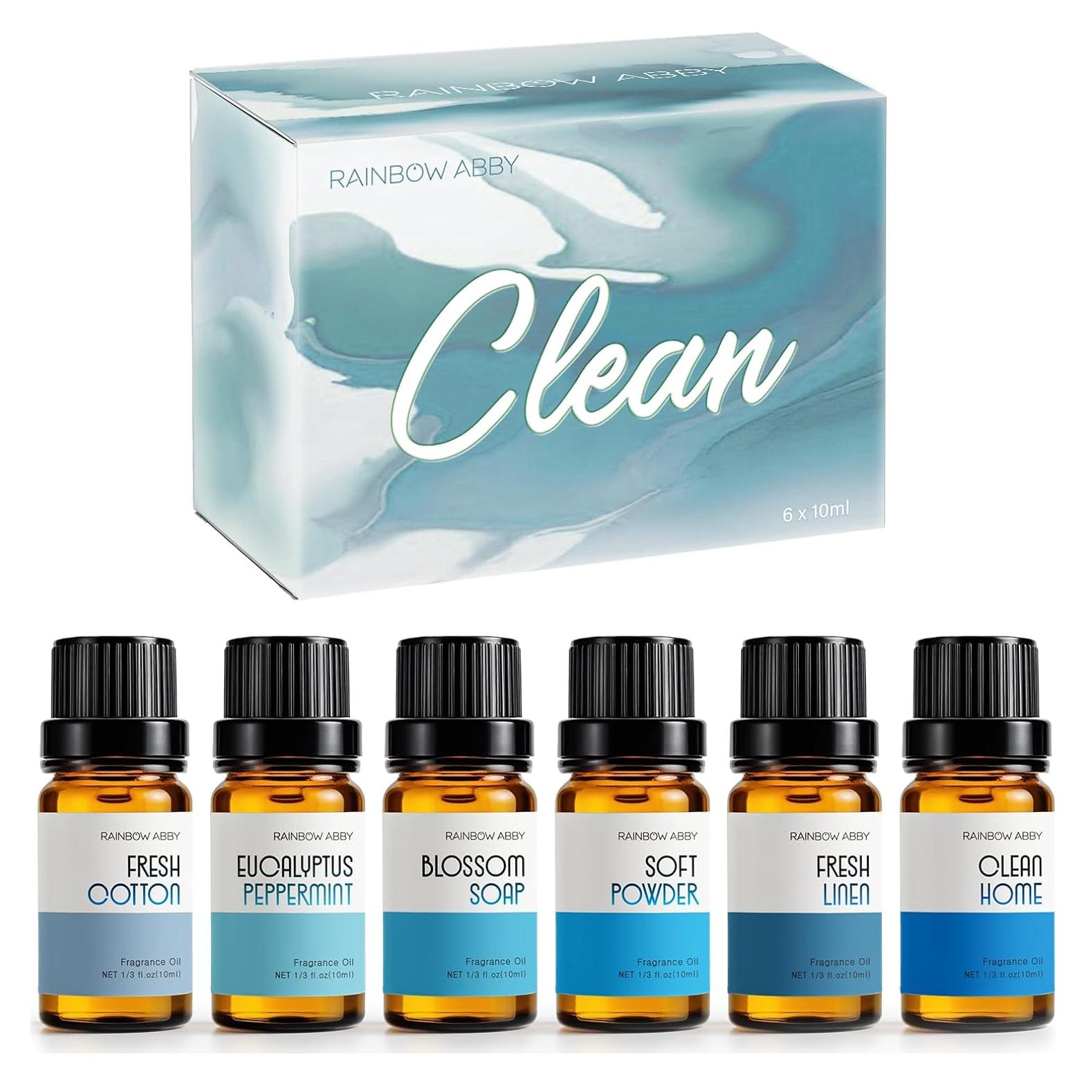 Set de Aceites Esenciales Rainbow Abby 6x10ml Aromas Limpios