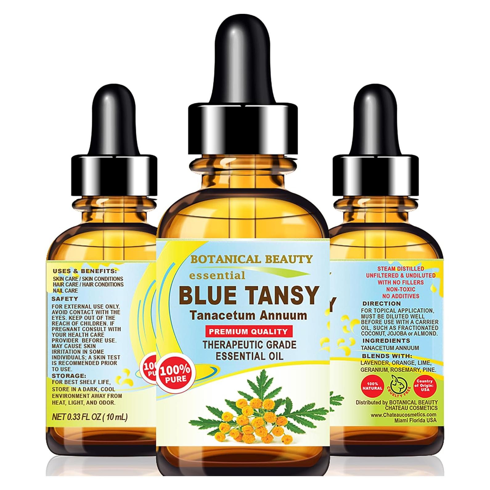 Aceite Esencial de Tanaceto Azul Belleza Botánica 10 ml