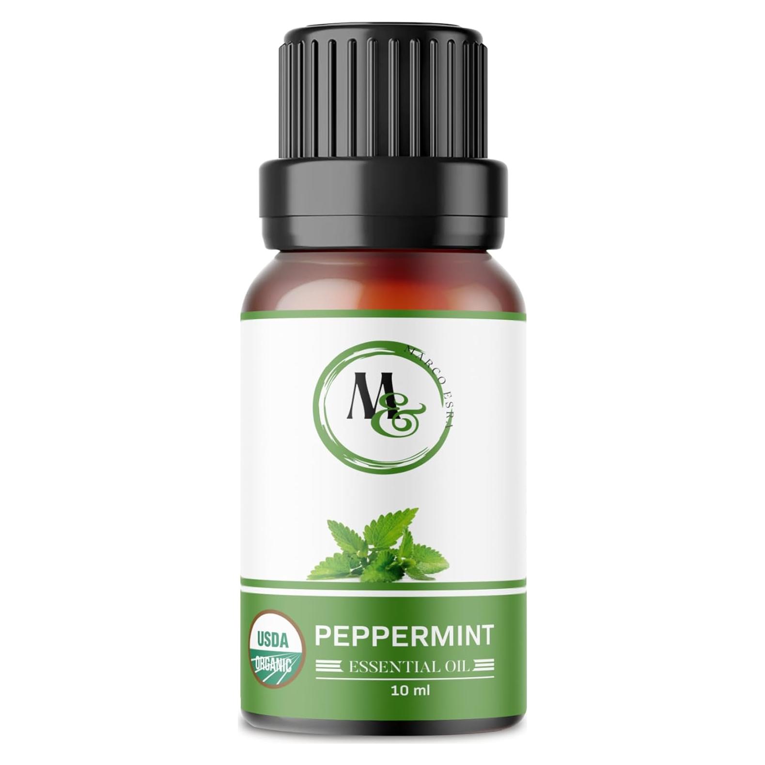 Aceite Esencial de Menta Orgánico Marco Esra 10ml Puro para Aromaterapia