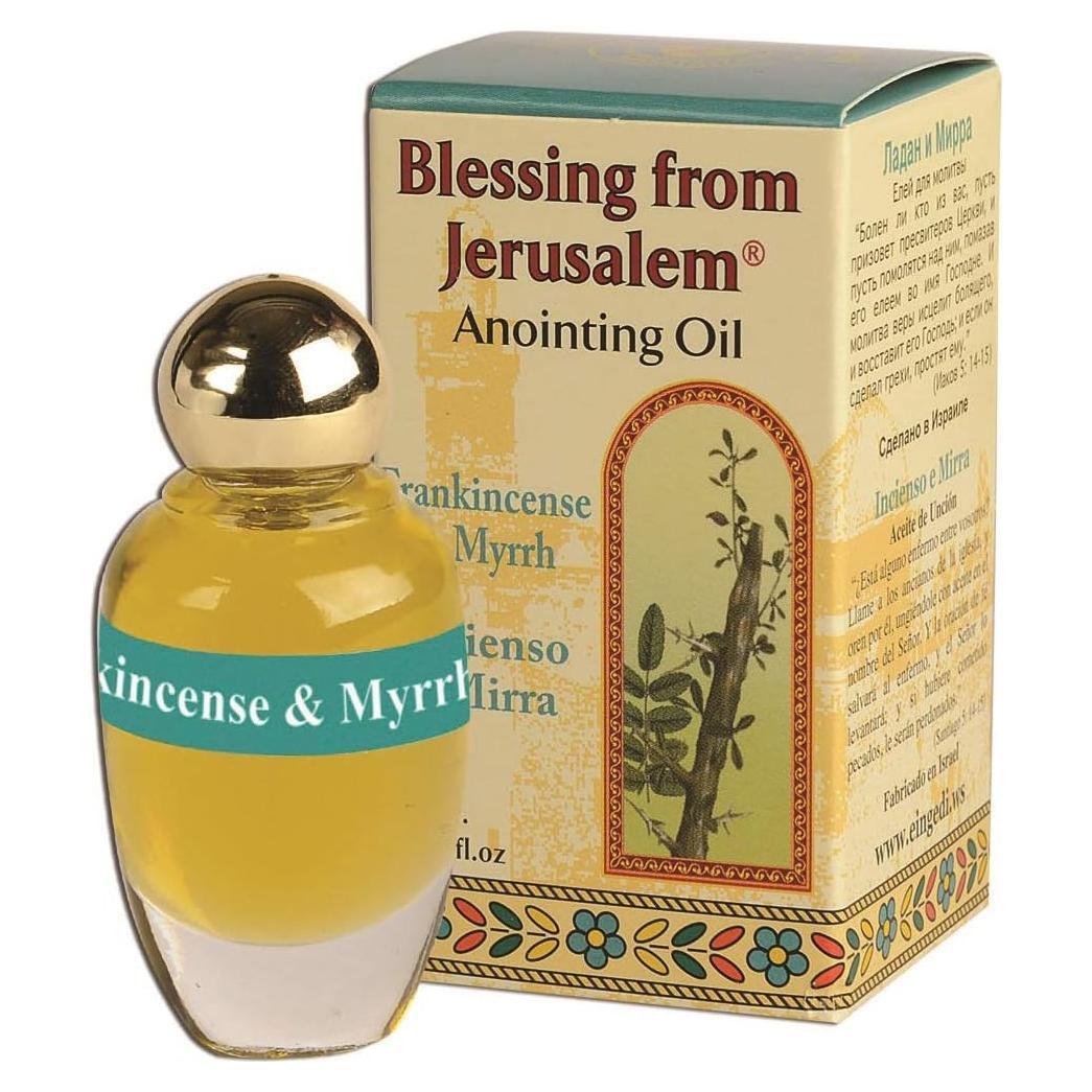 Aceite de Unción 12ml Ein Gedi Incienso y Mirra