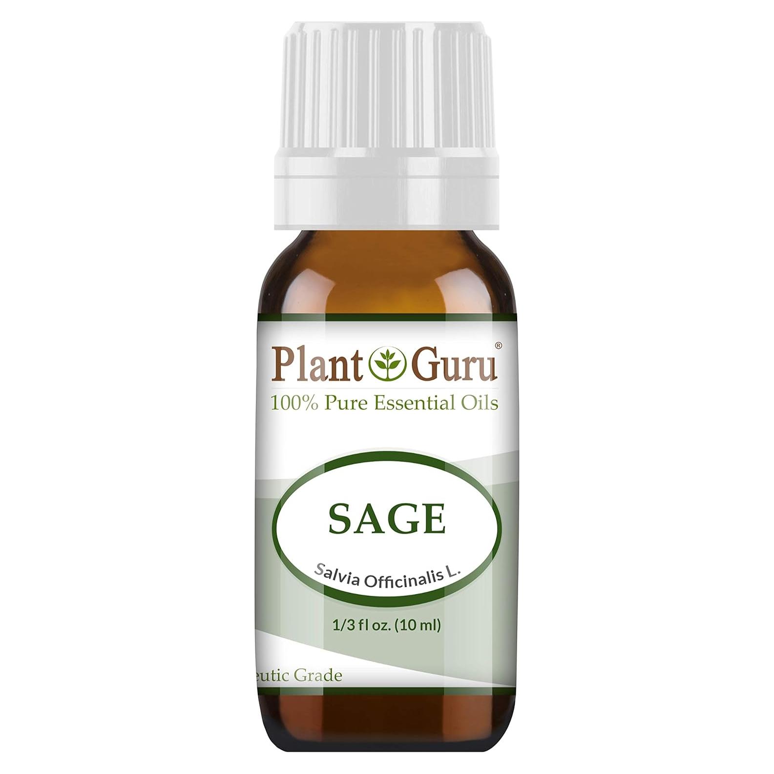 Aceite Esencial de Salvia 10 ml Plant Guru 100% Puro Terapéutico