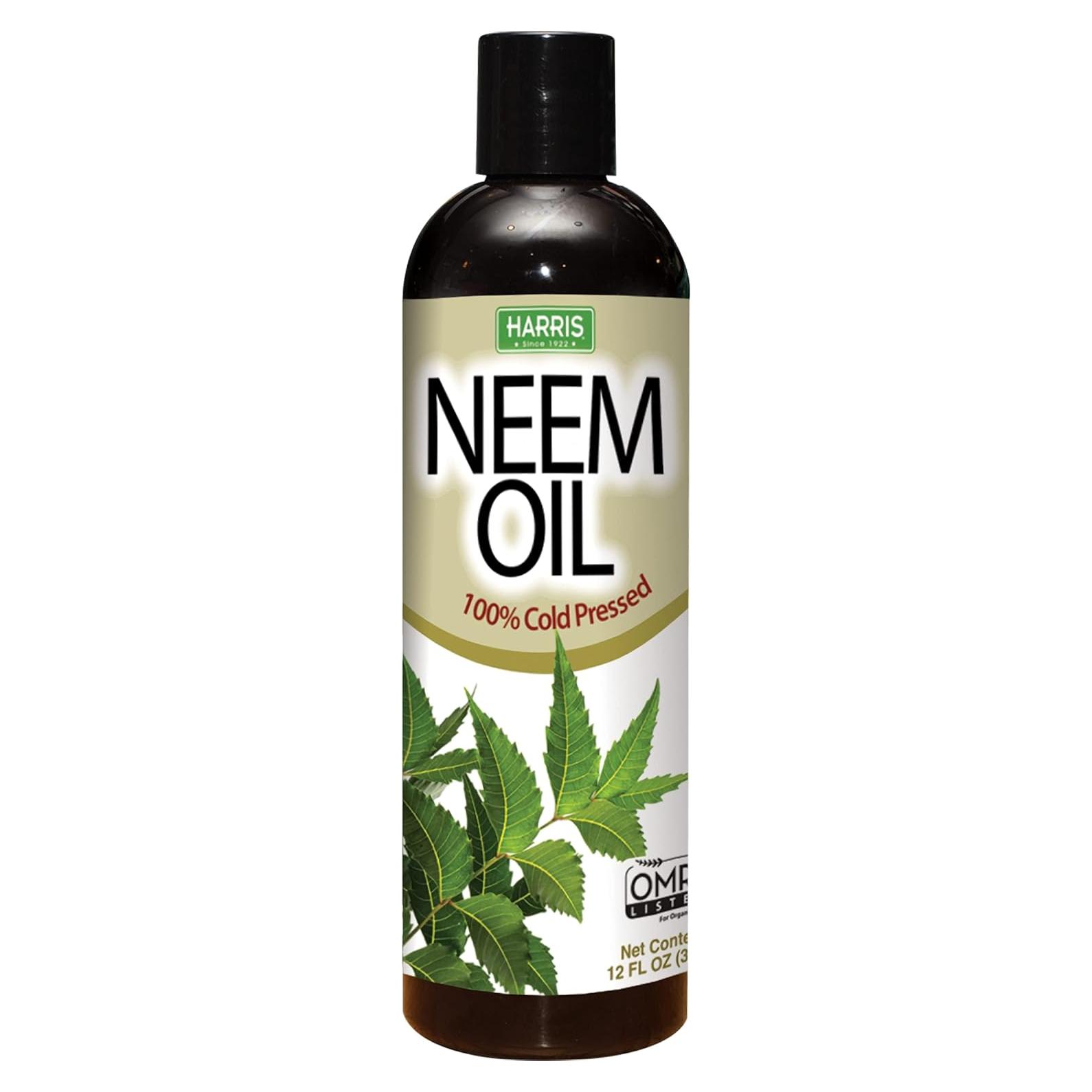 Aceite de Neem Harris 340g - Prensado en Frío, Natural