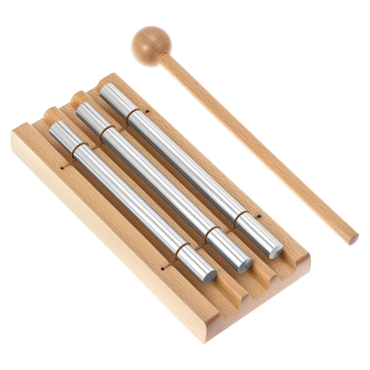 Campana de Tres Tonos QWORK para Meditación y Yoga