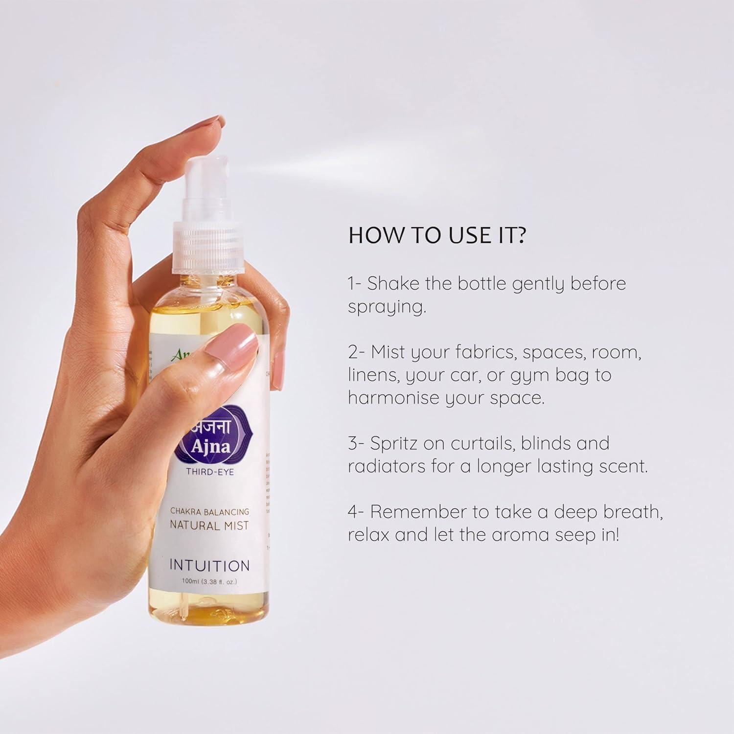 Mist Natural Ajna Aromafume 100ml - Spray Aromaterapia Chakras