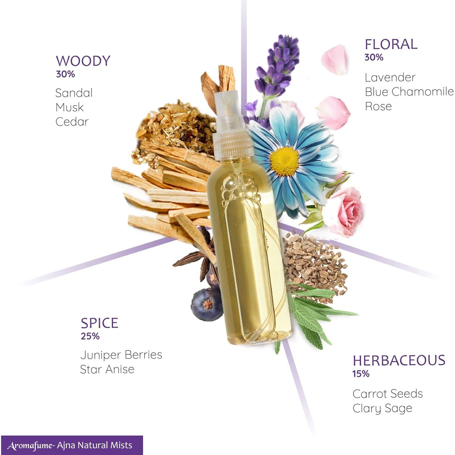 Mist Natural Ajna Aromafume 100ml - Spray Aromaterapia Chakras