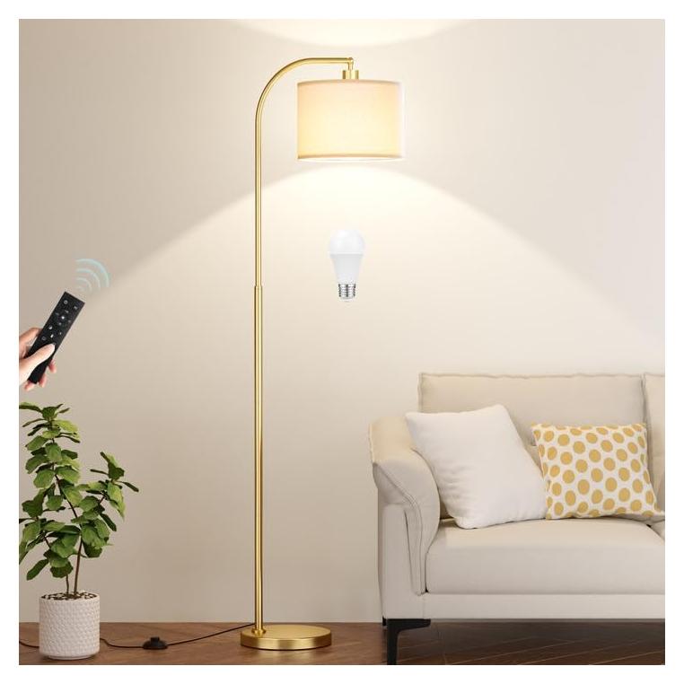 Lámpara de Pie Ambimall RPT-QZB40401 con Control Remoto 160cm