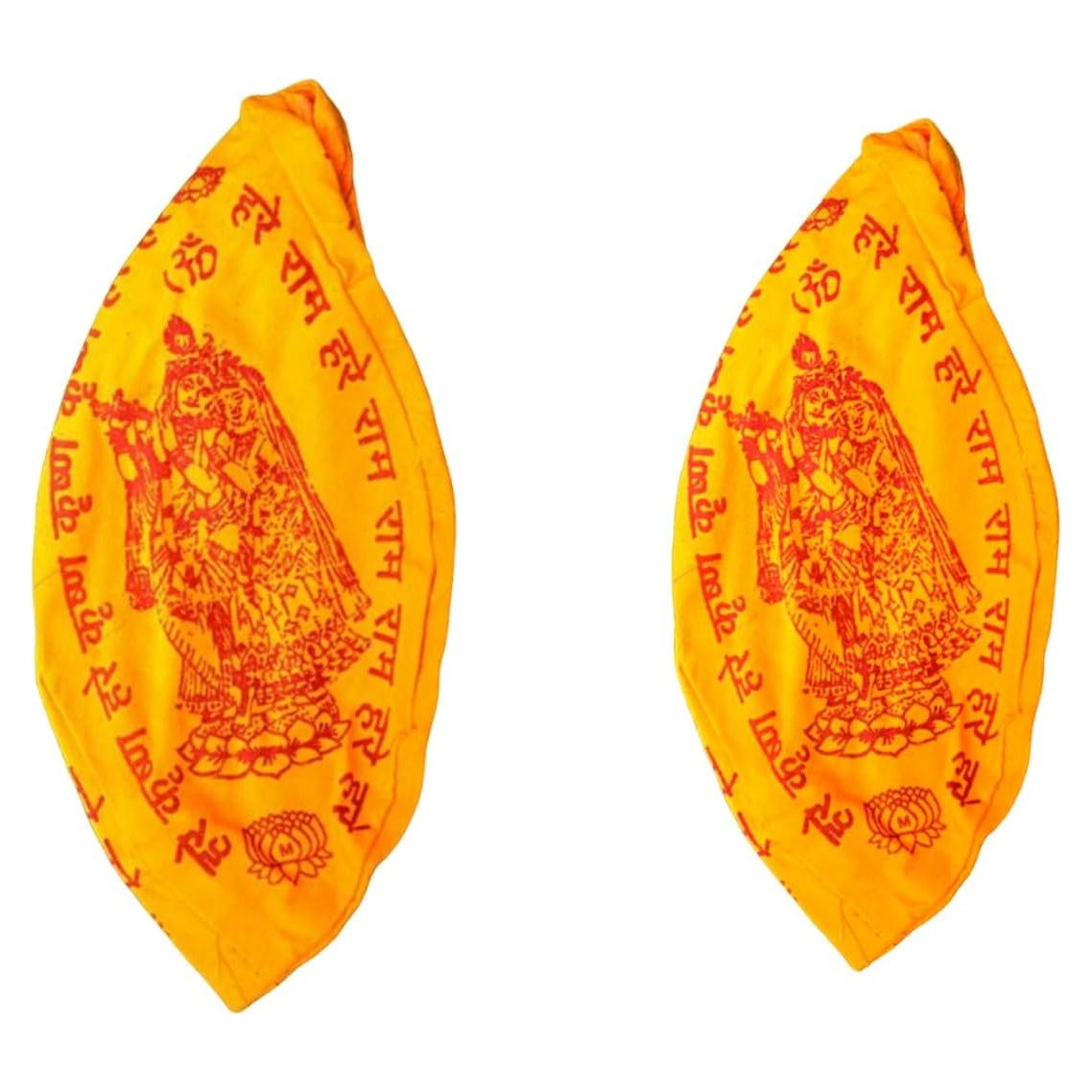 Bolsa Japa Mala Craftslook - Set de 2 Piezas Algodón Amarillo