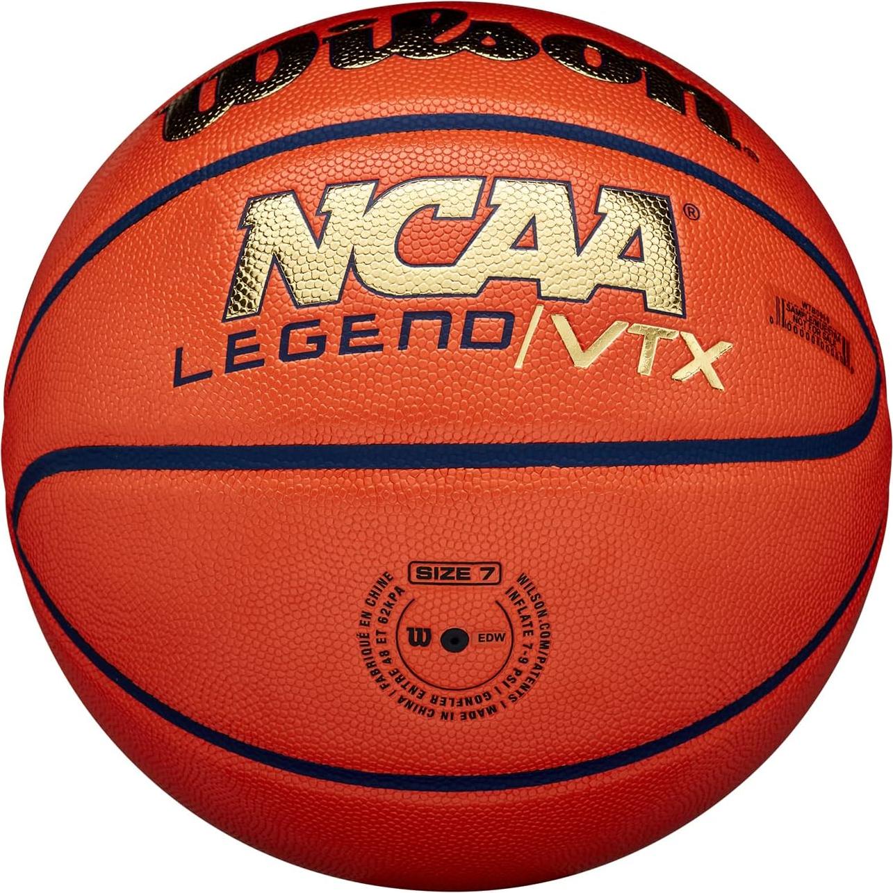 Balón de Baloncesto Wilson NCAA Legend VTX - Tamaño 7 - 74.93 cm