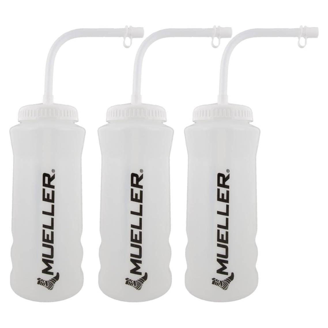 Botellas de Agua Deportivas Mueller 0.95L con Pajilla - Paquete de 3