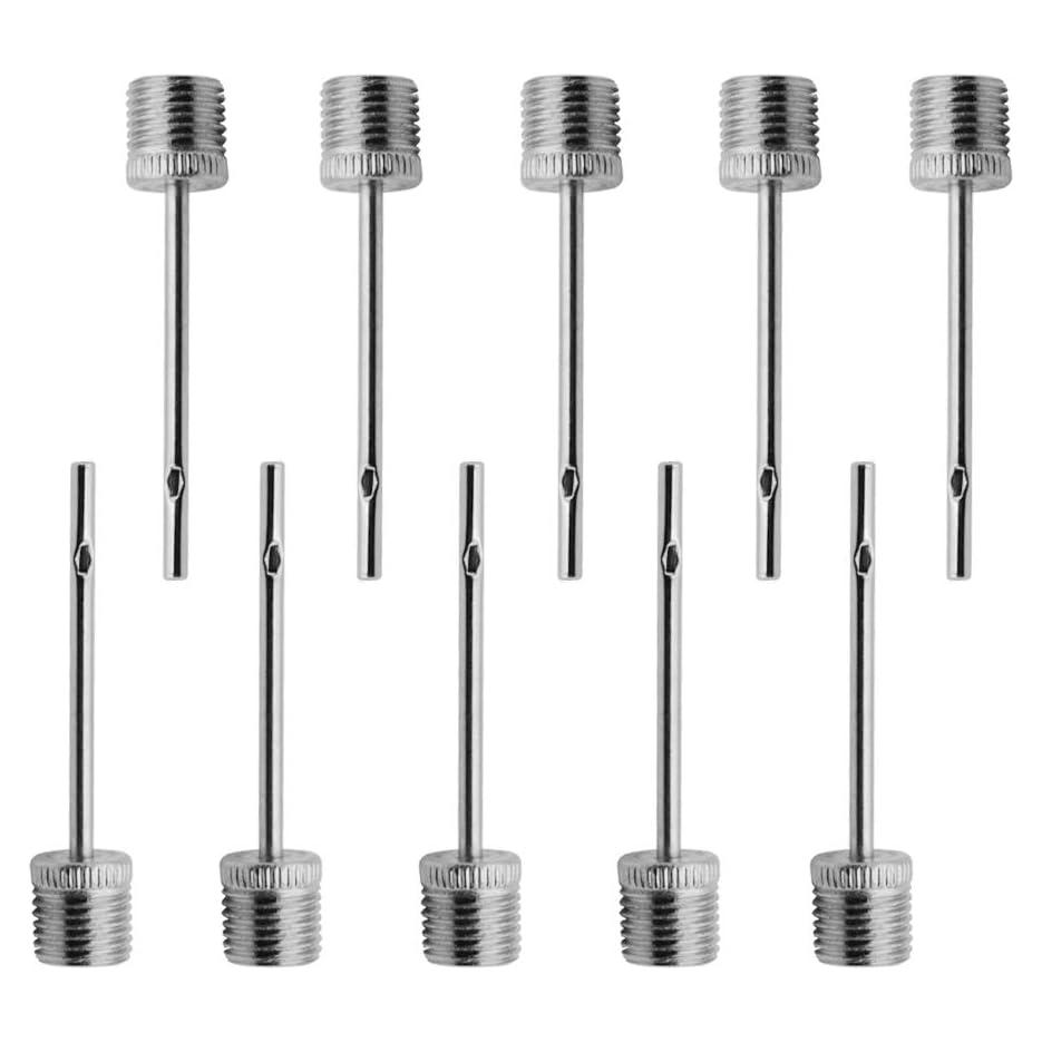 100 Agujas de Bomba de Pelotas Famgee Acero Inoxidable