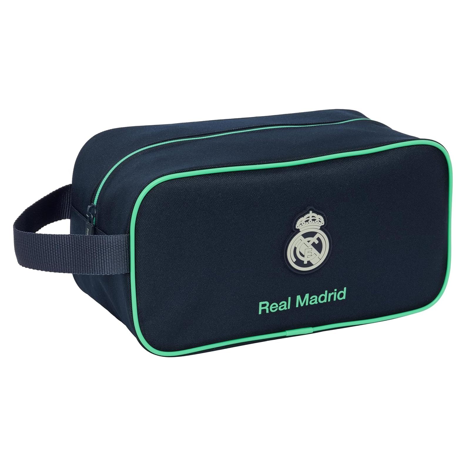 Bolsa de Zapatos Real Madrid 2do Equipo 25/26 Safta 29x14x15cm