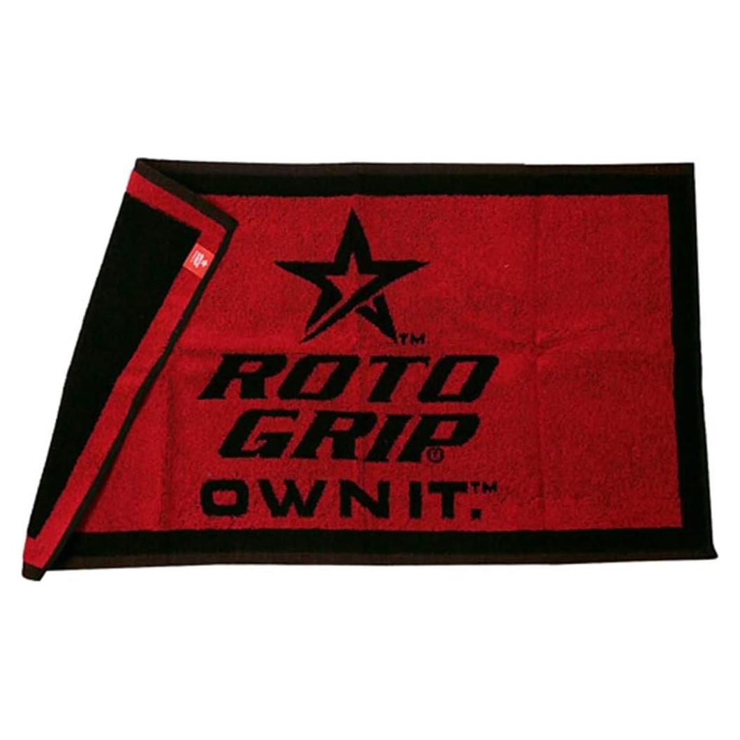 Toalla de Limpieza Roto Grip Tejida Roja y Negra 71x40 cm