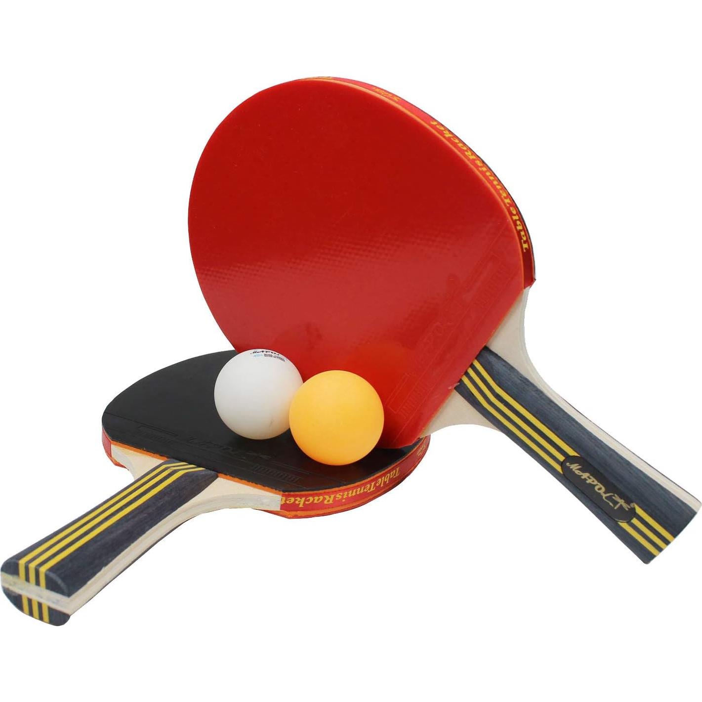Conjunto de Tenis de Mesa MAPOL - 4 Palas y 8 Pelotas