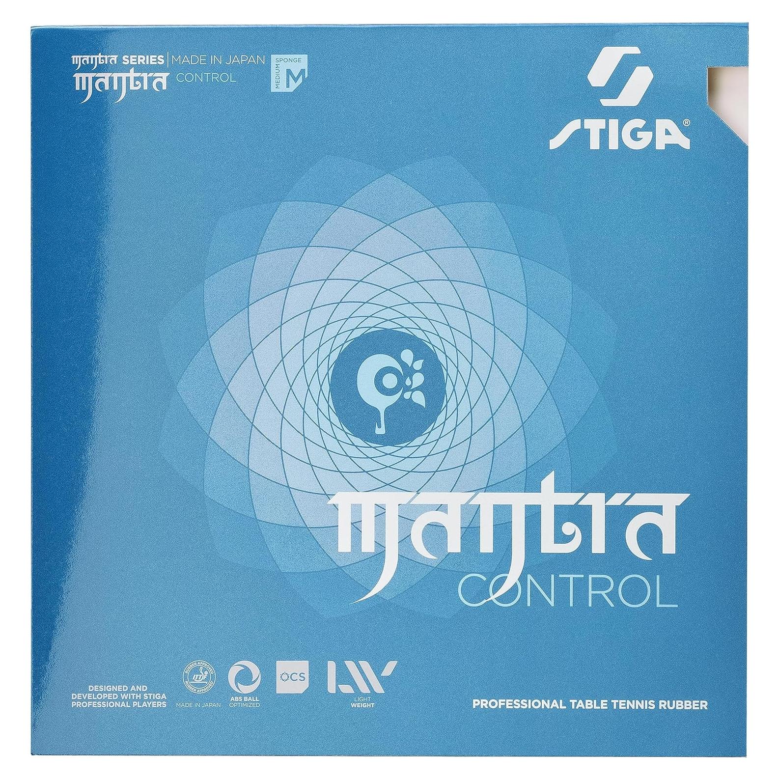 Goma de Tenis de Mesa Stiga Mantra Control 2.0mm Negra