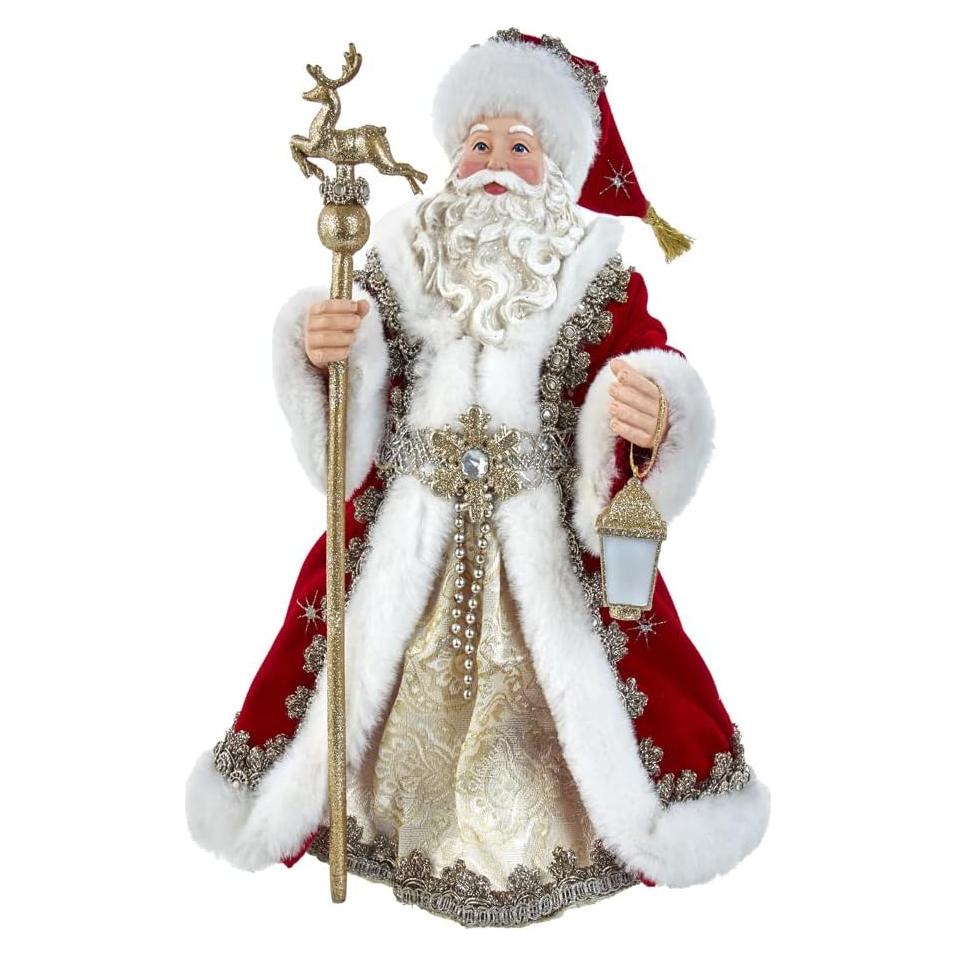 Pieza de Mesa Santa Regal Roja Kurt S. Adler 26.67 cm