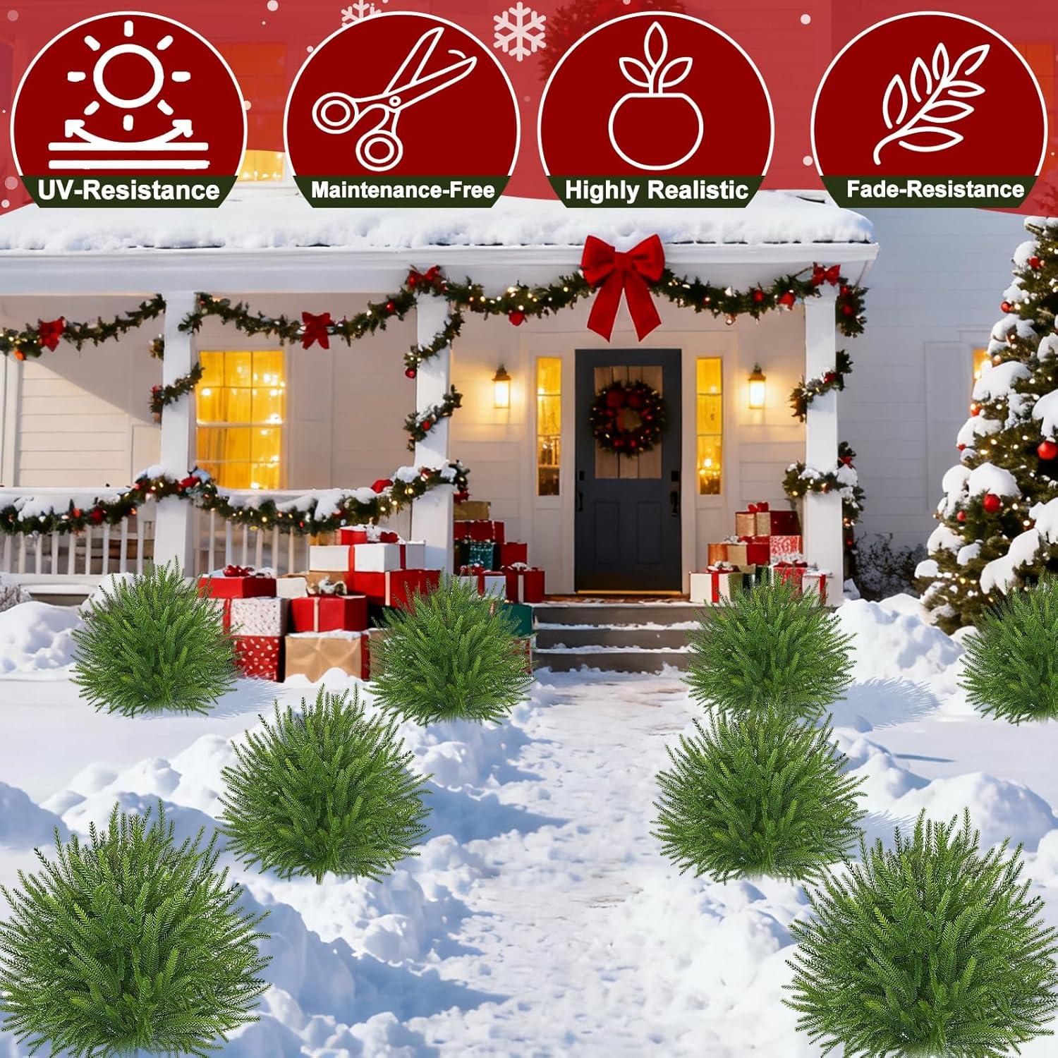 Paquete de 2 Árboles Topiarios Artificiales Grandeal 61 cm