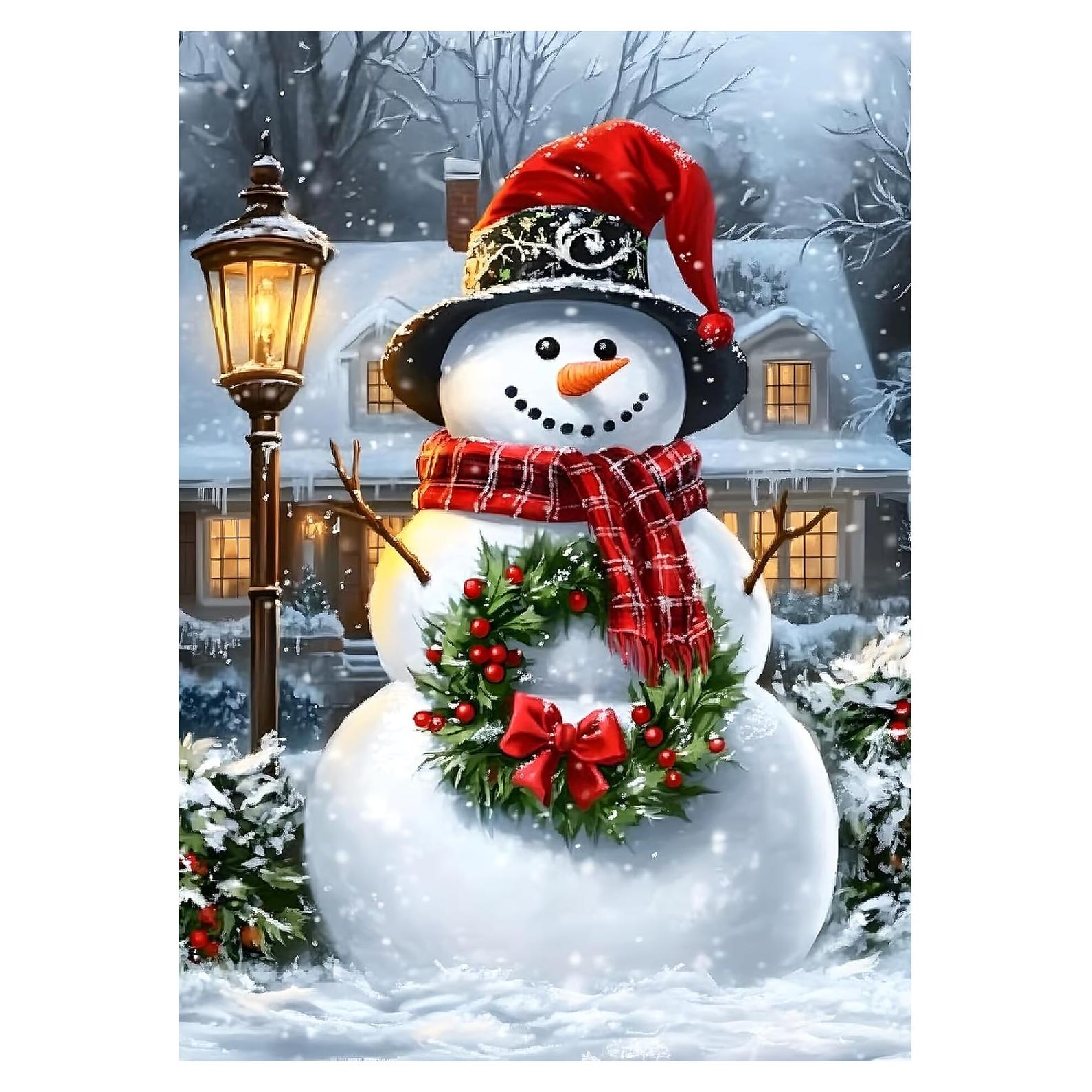 Kit de Pintura de Diamantes Navidad MXJSUA 30x40cm para Adultos