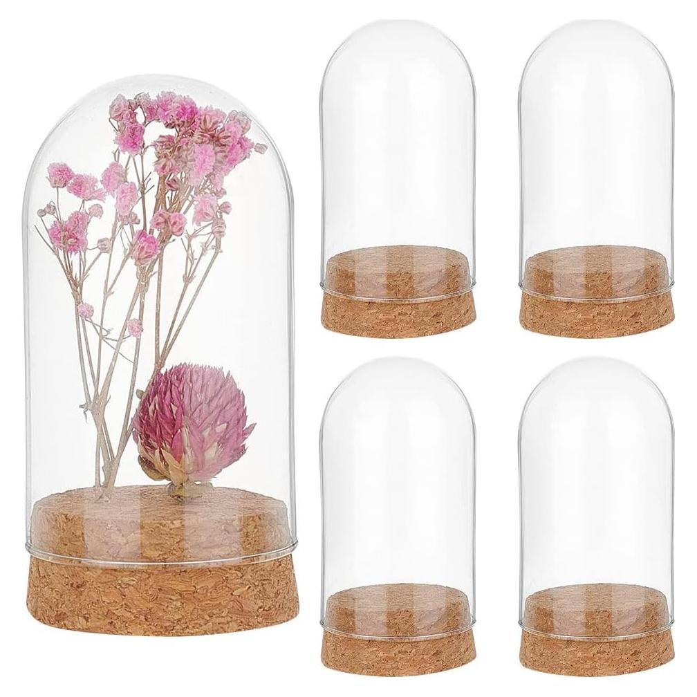 Campanas de Vidrio PH PandaHall 4 Piezas 4.7x8.5cm