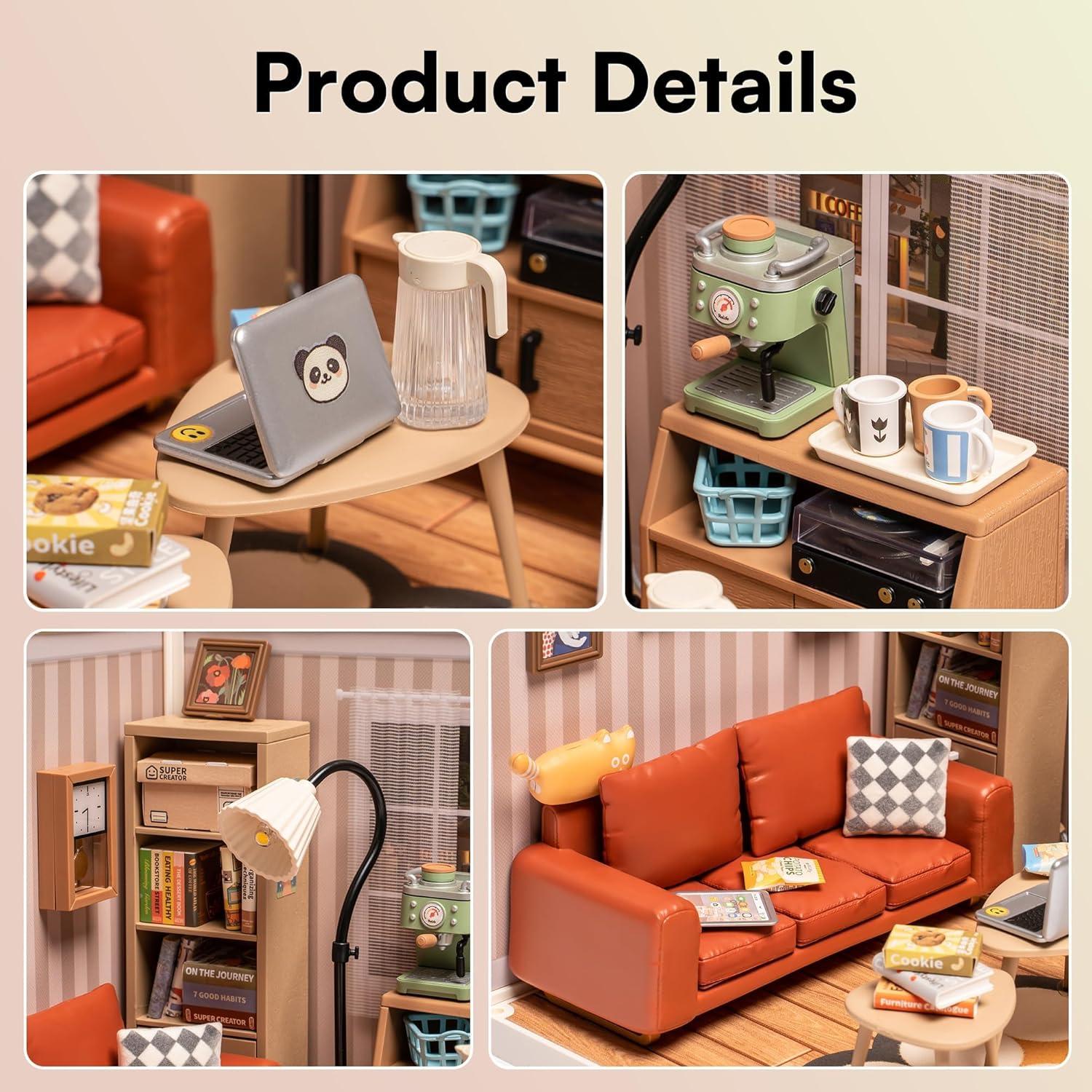 Bloques de Construcción LED Rolife 1:24 para Adultos