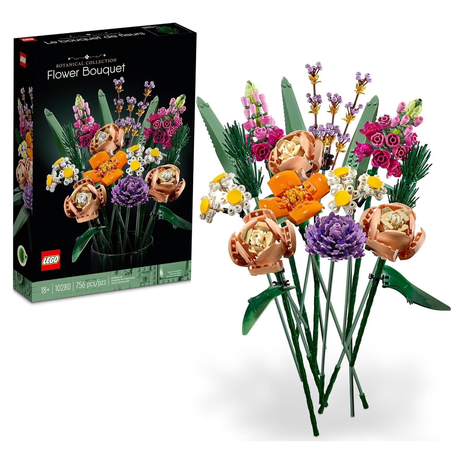 LEGO Ramo de Flores 10280 - Set de Construcción 756 Piezas