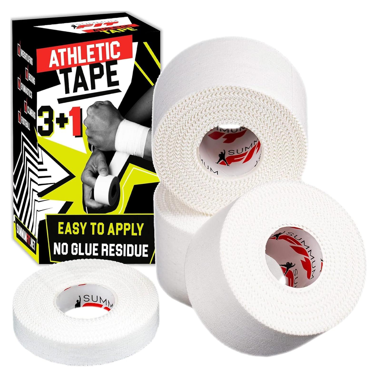 Cinta Atlética Blanca Summum Fit 3 Rollos + 1 Rollito 10m