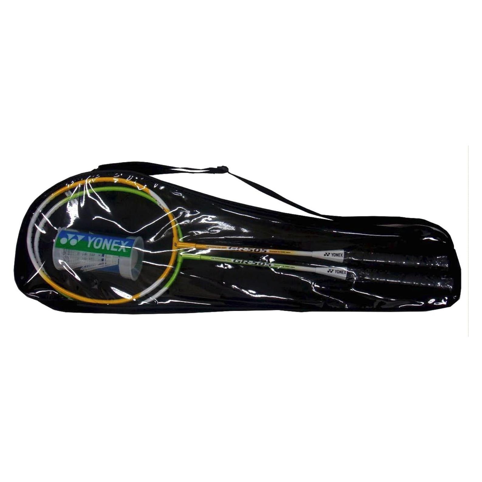 Combo Set de Bádminton YONEX Talla Única Amarillo/Verde