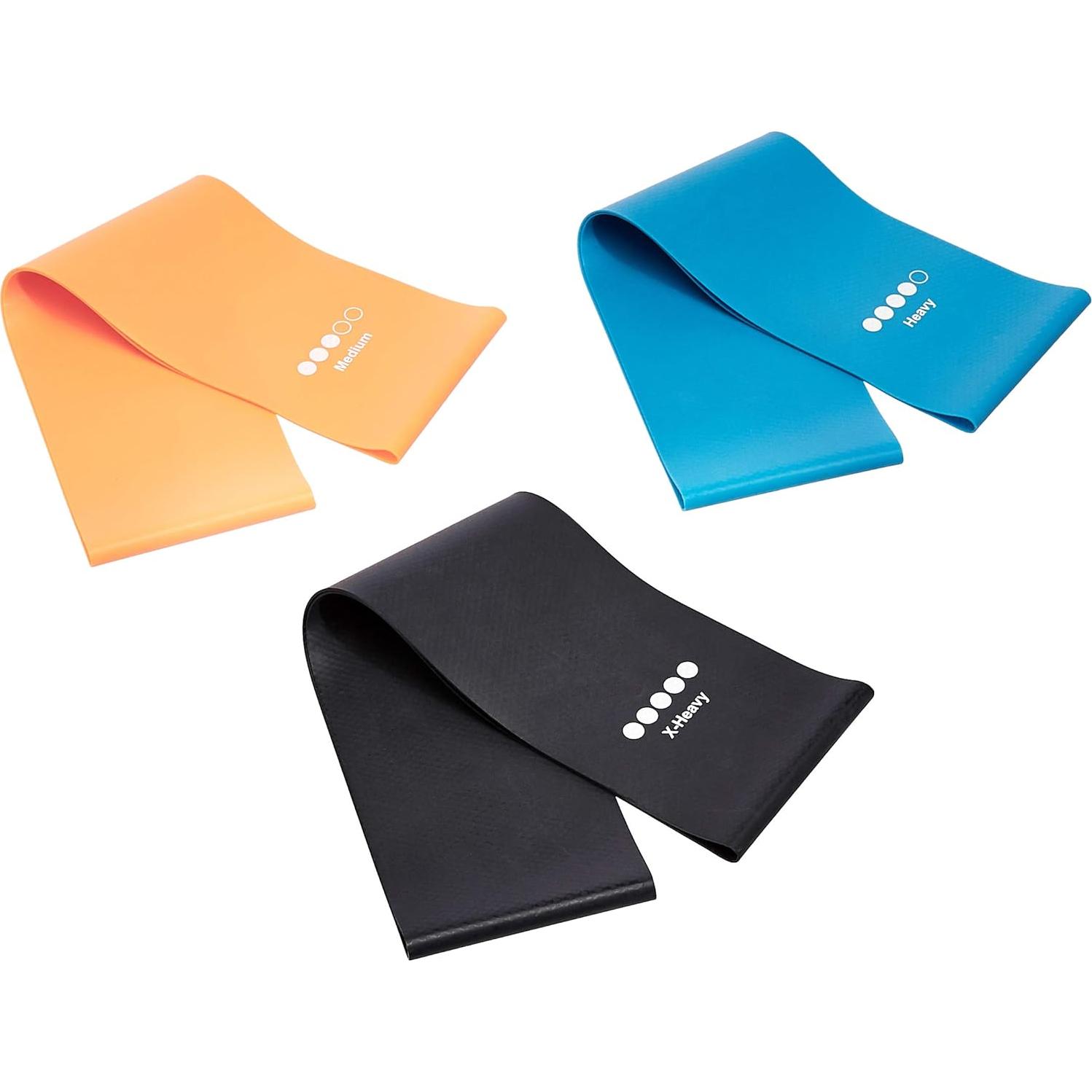 Juego de 5 Bandas de Resistencia Amazon Basics Ligeras