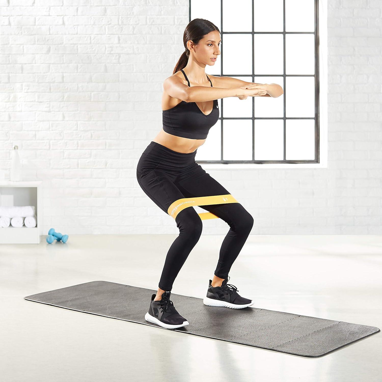 Juego de 5 Bandas de Resistencia Amazon Basics Ligeras