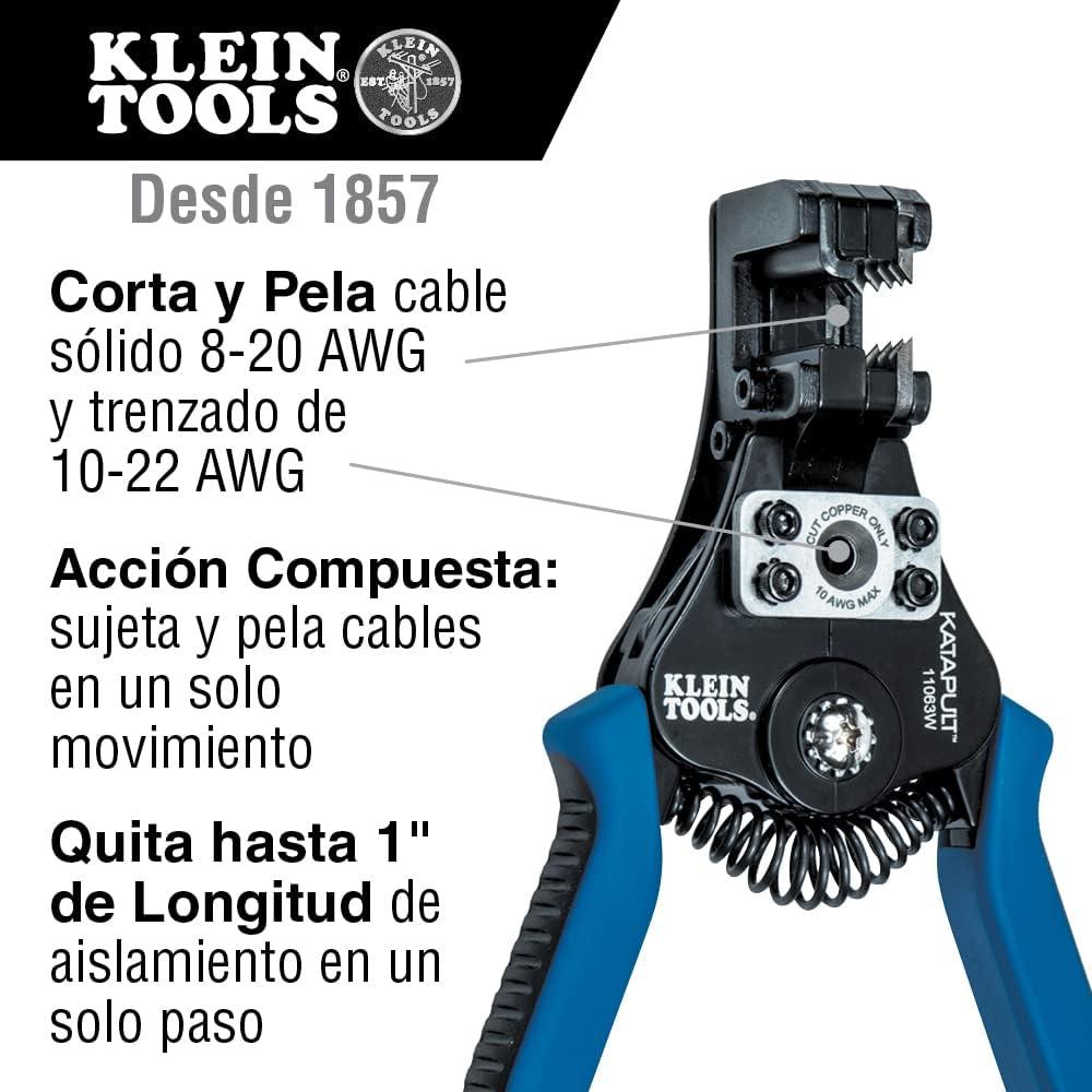 Cortador y Desforrador de Alambre Klein Tools 11063W 15-en-1