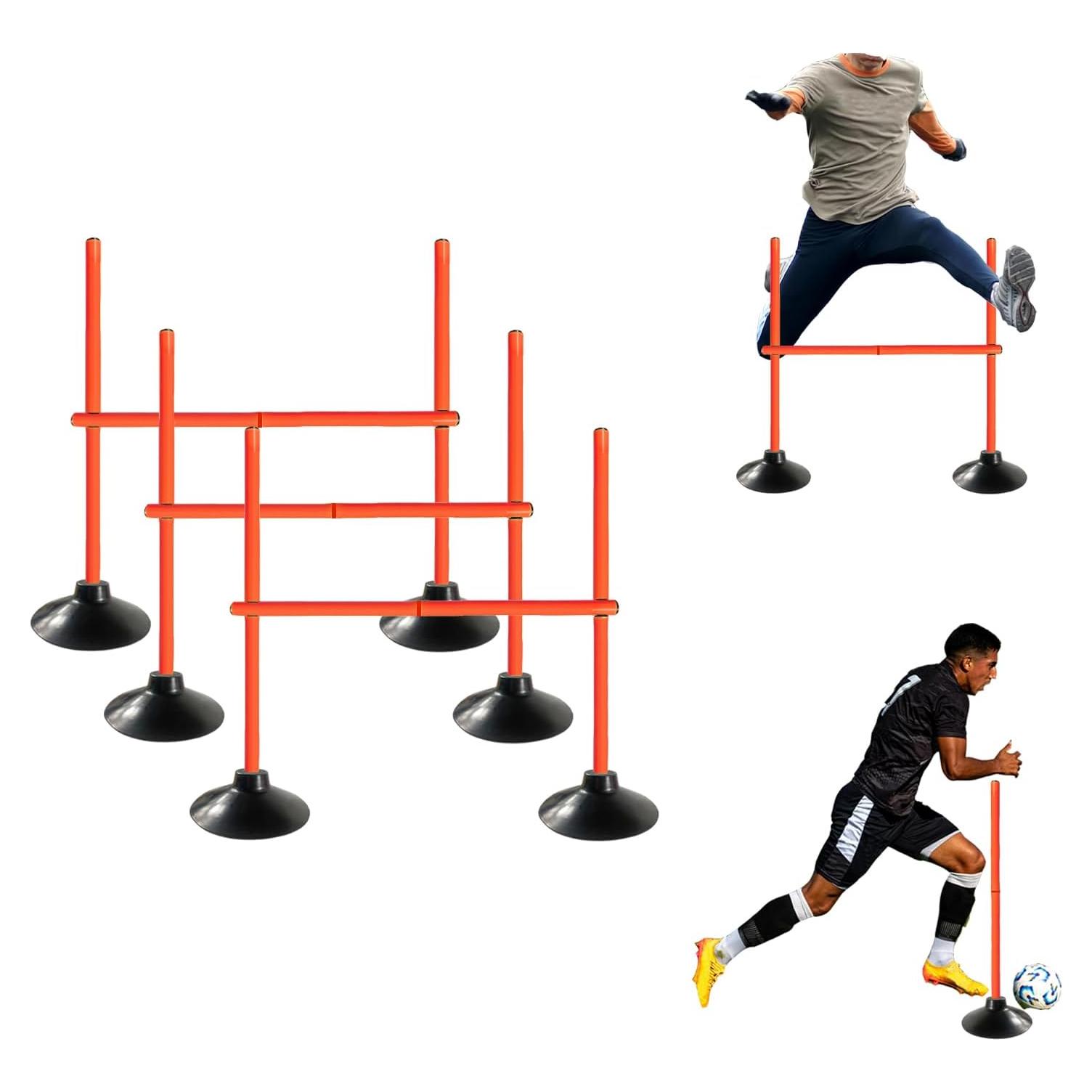 Postes de Agilidad Ajustables TNZMART - Entrenamiento Velocidad