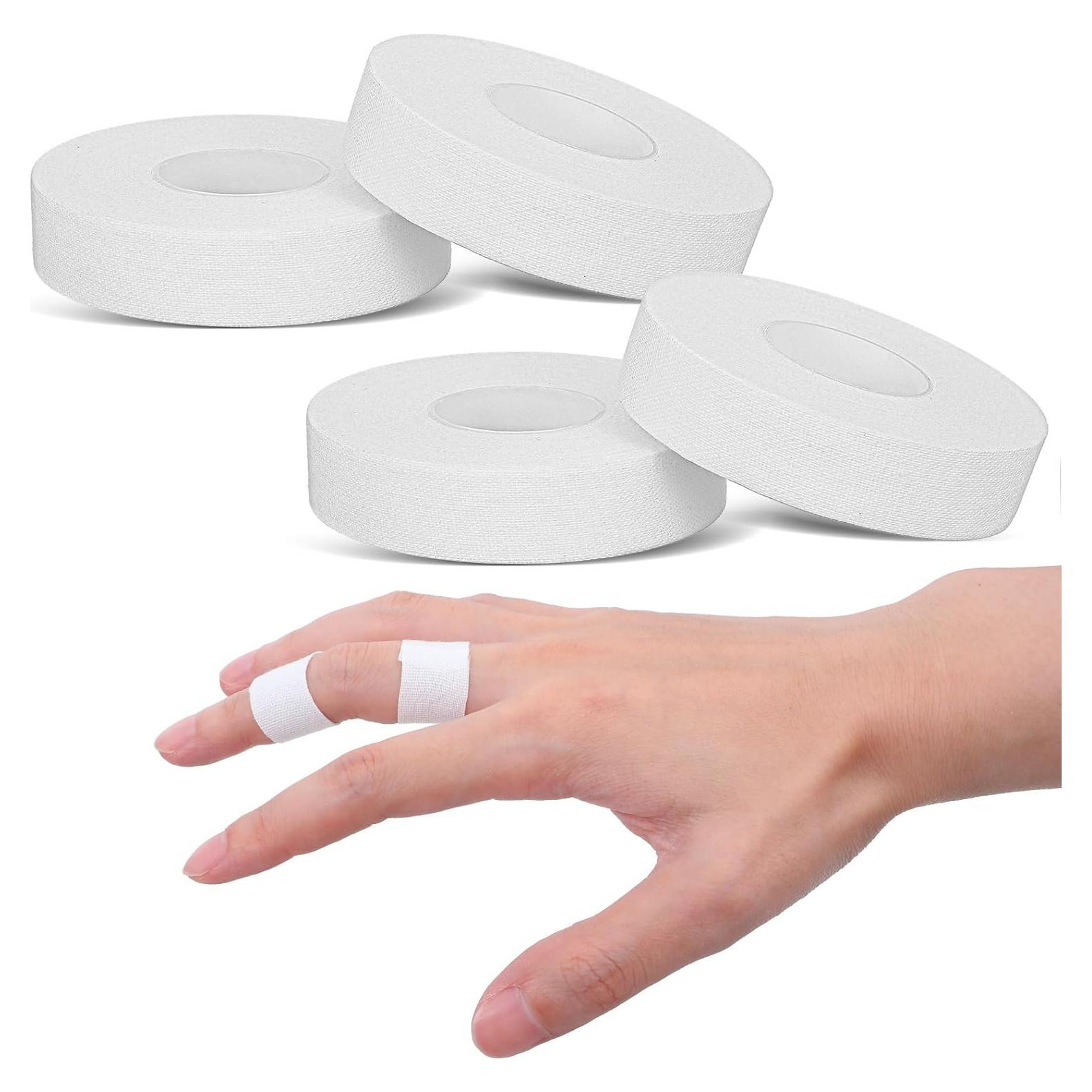 Cinta Atlética para Dedos TIESOME 4 Rollos 1.55 cm x 9.75 m