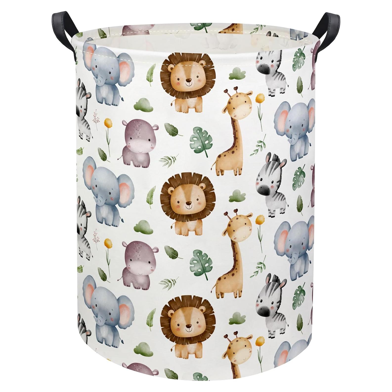 Cesta de Lavandería para Bebés HIYAGON 50x40 cm Diseño Animal