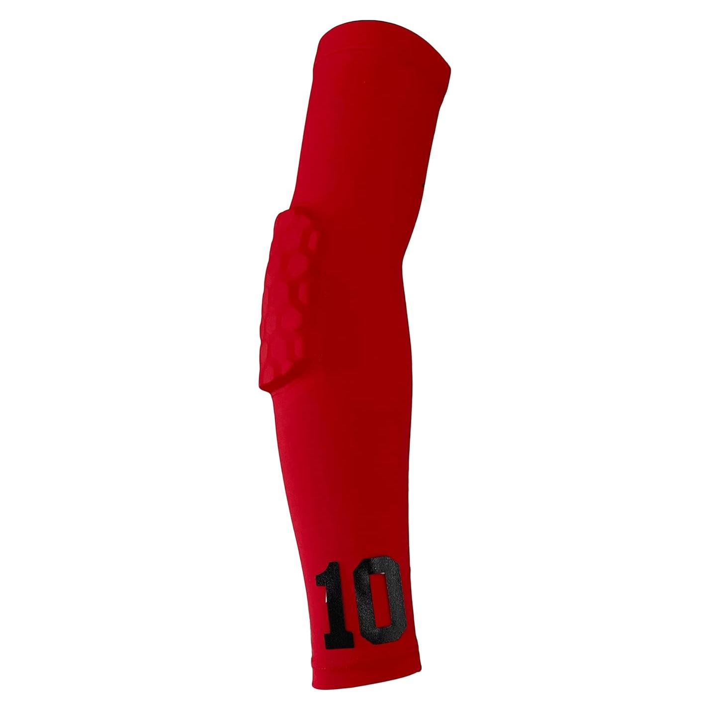 Manguito de Compresión Deportivo Personalizado Sports Farm - Rojo