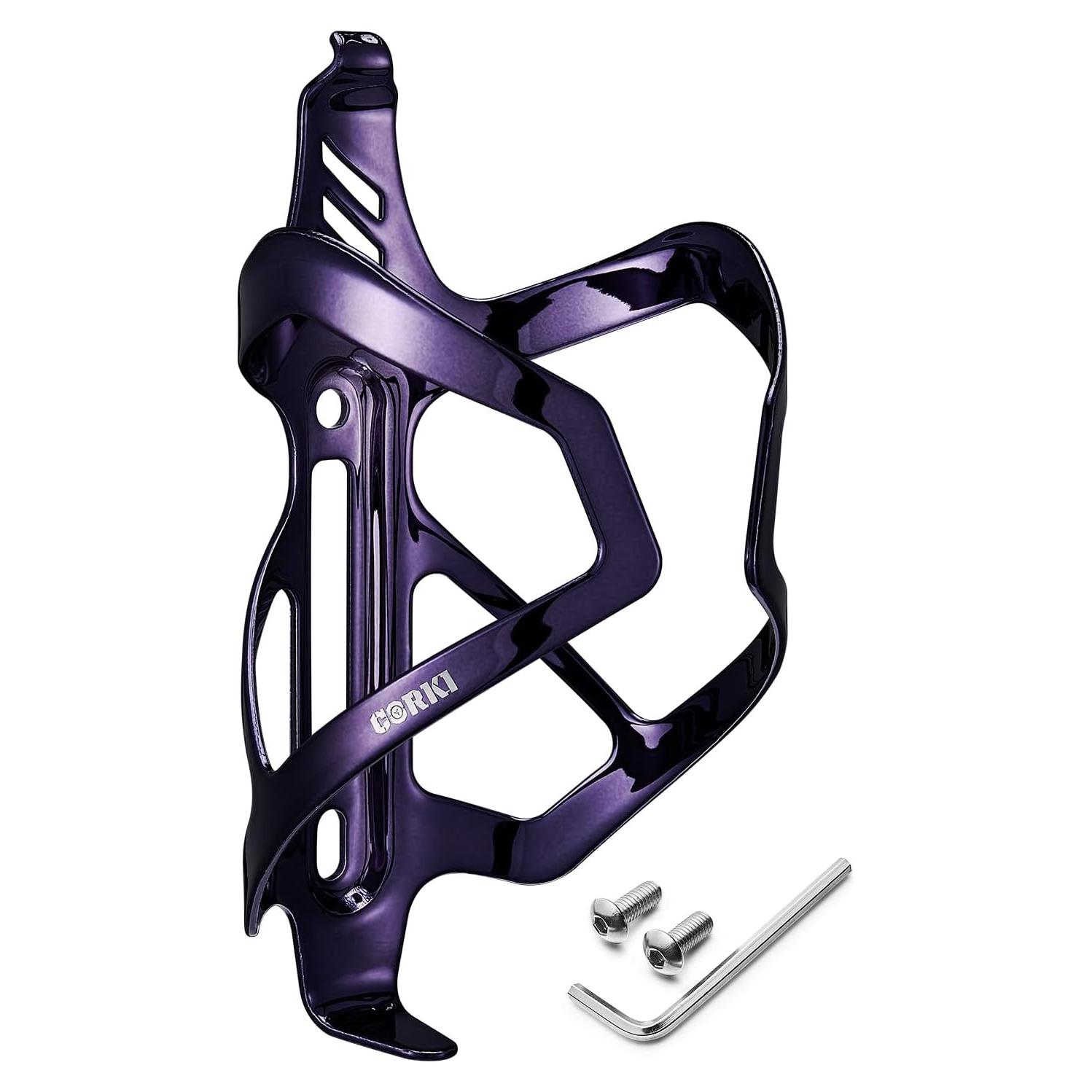 Soporte para Botellas de Agua Corki Cycles Aluminio Púrpura 550-900 ml