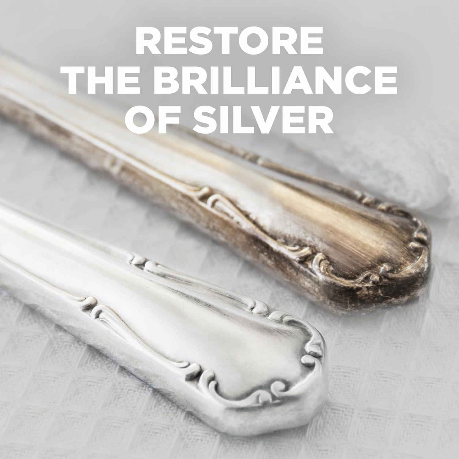 Crema Limpiadora de Plata Weiman 226g con Paño Pulido