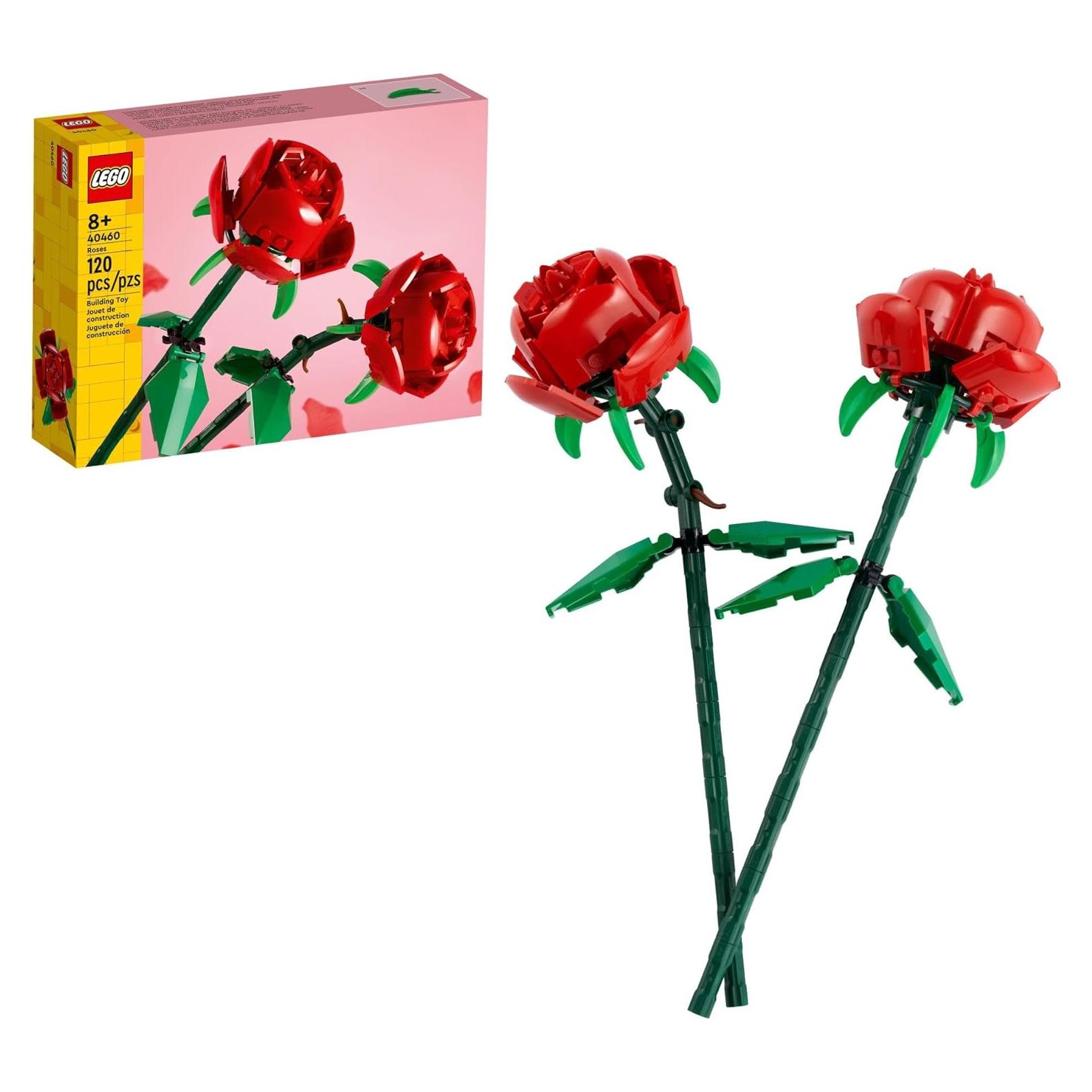 LEGO Rosas 40460 - Juguete de Construcción 120 Piezas