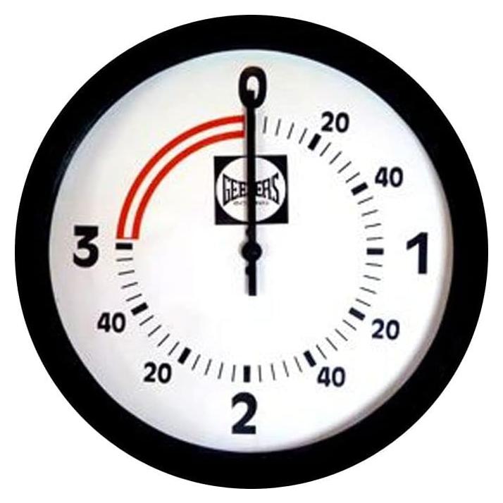 Reloj de Entrenamiento Geezers Gym - 3 Minutos Ronda, 1 Minuto Descanso