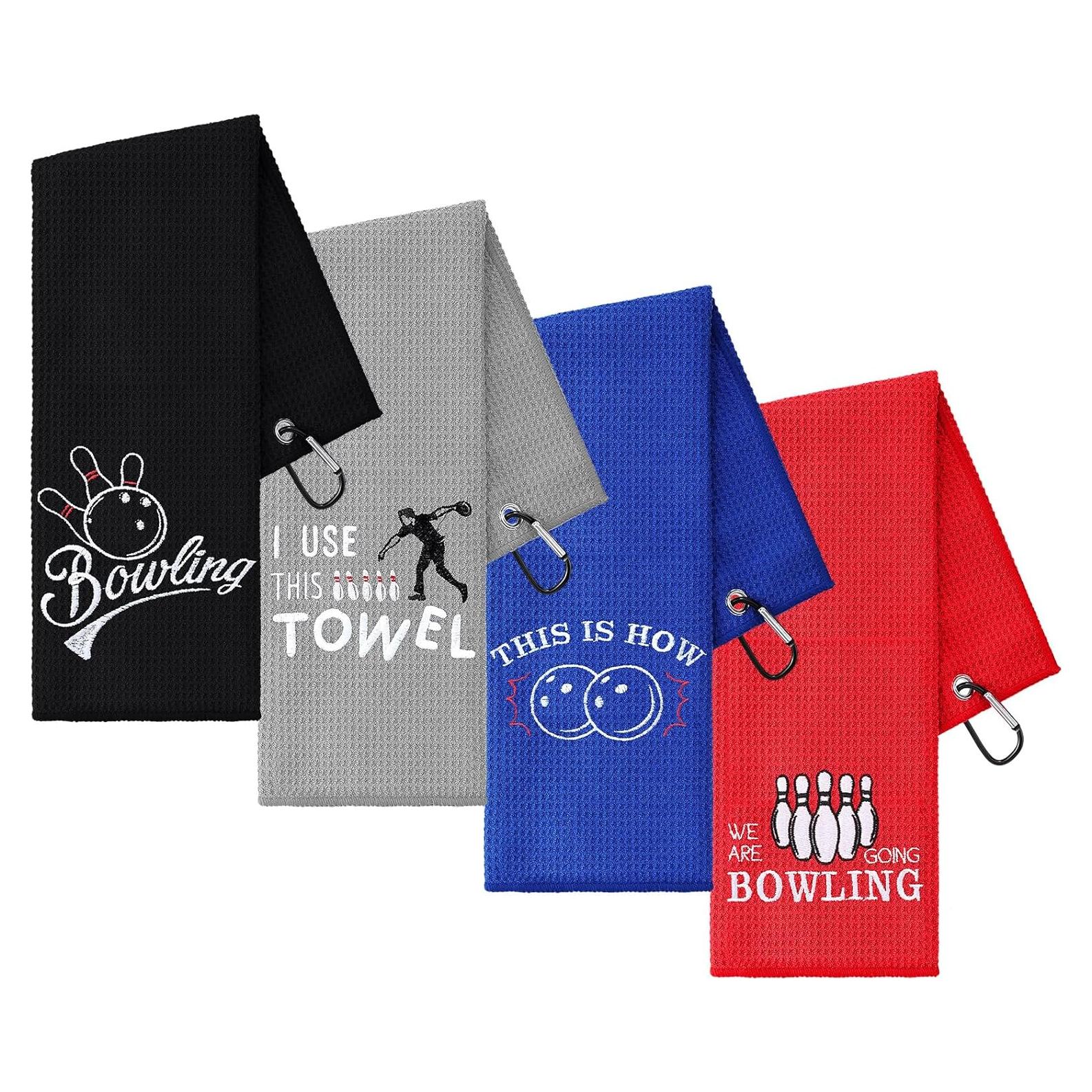 Toallas de Boliche VitalCozy 4 Pcs Microfibra 61x41 cm