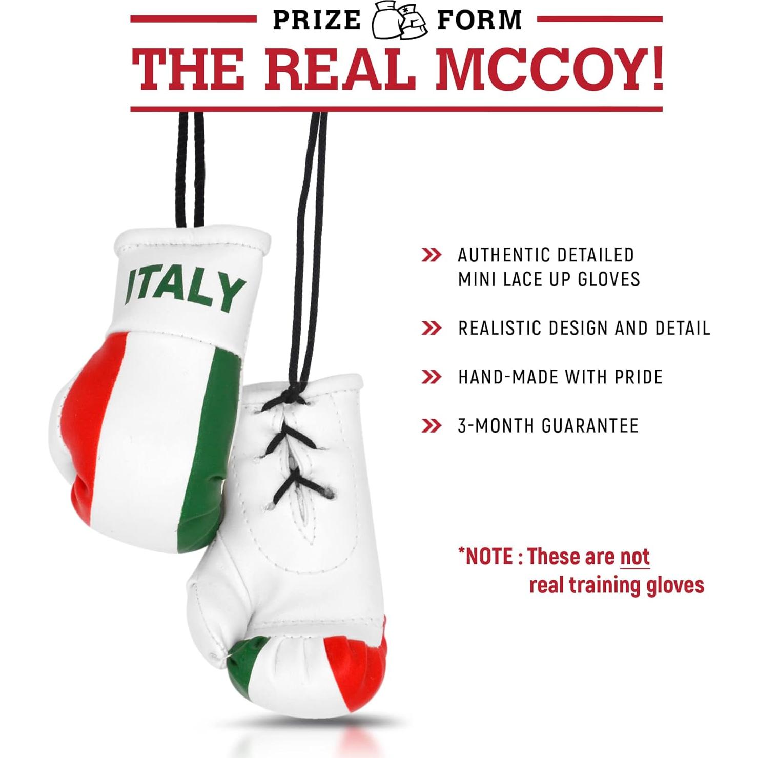 Guantes de Boxeo Mini PRIZE FORM Italia + Llavero