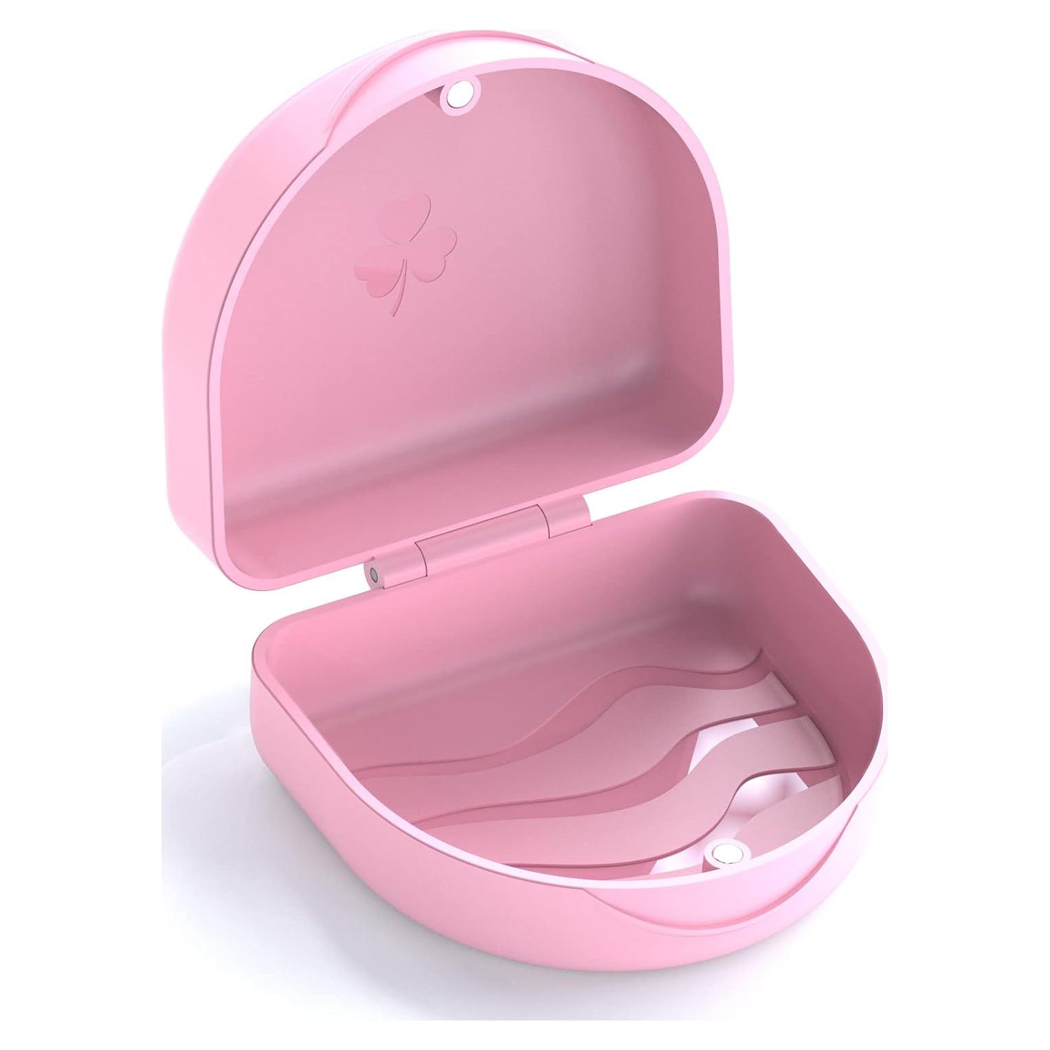 Estuche Ortodóntico ARGOMAX Rosa para Retenedores y Alineadores