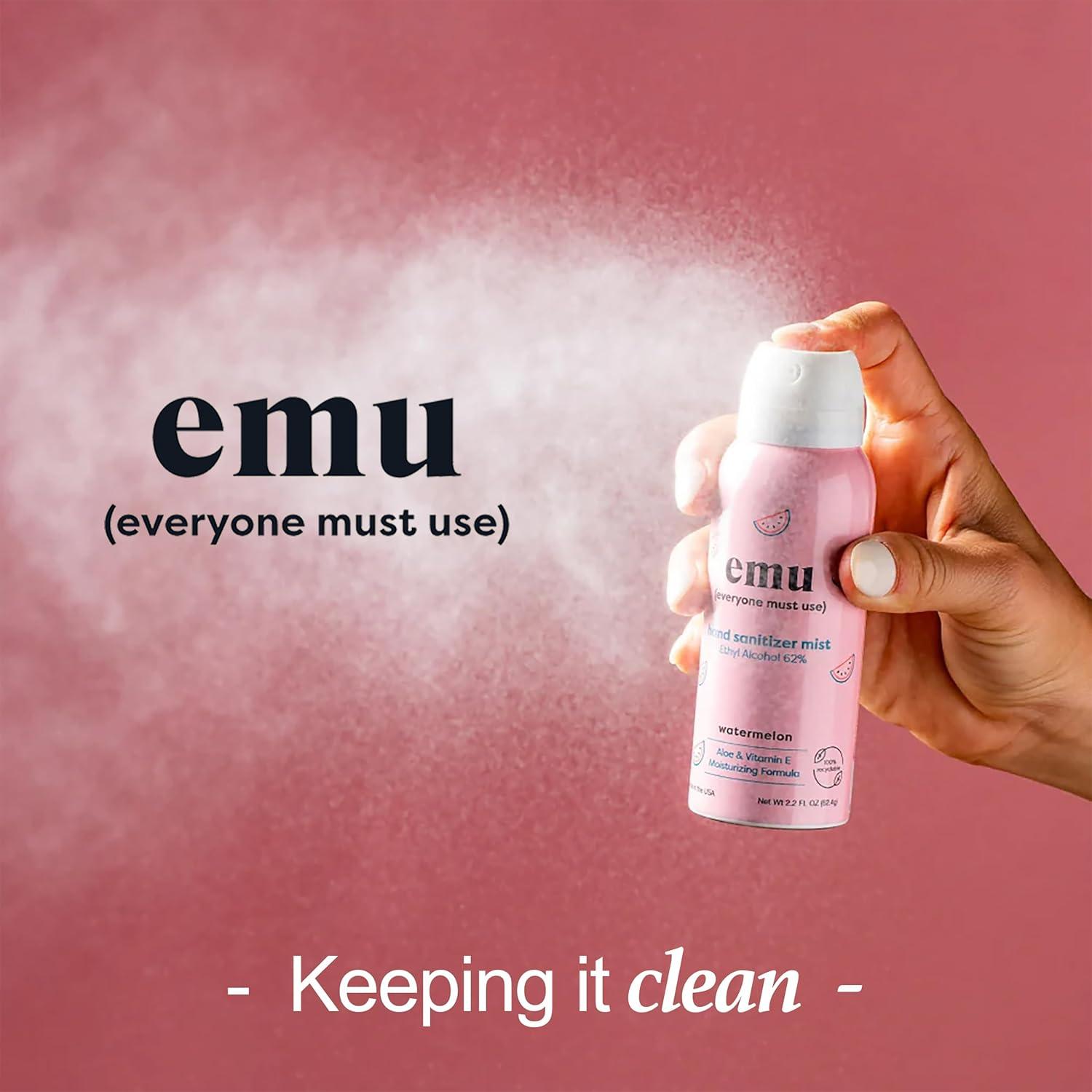 Spray desinfectante de manos EMU 62ml - Hidratante y efectivo