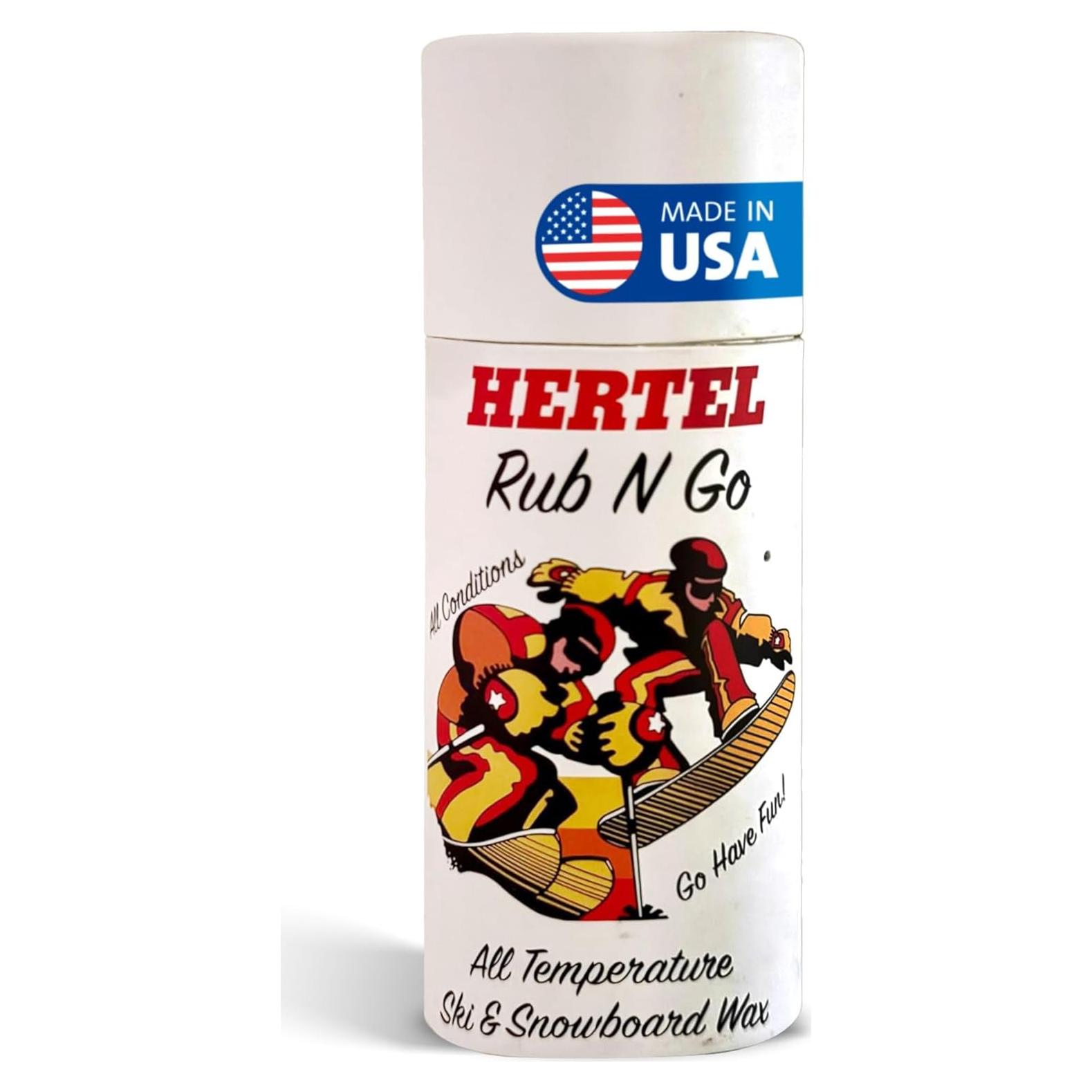 Cera Rub N Go Hertel para Esquí y Snowboard - 70g