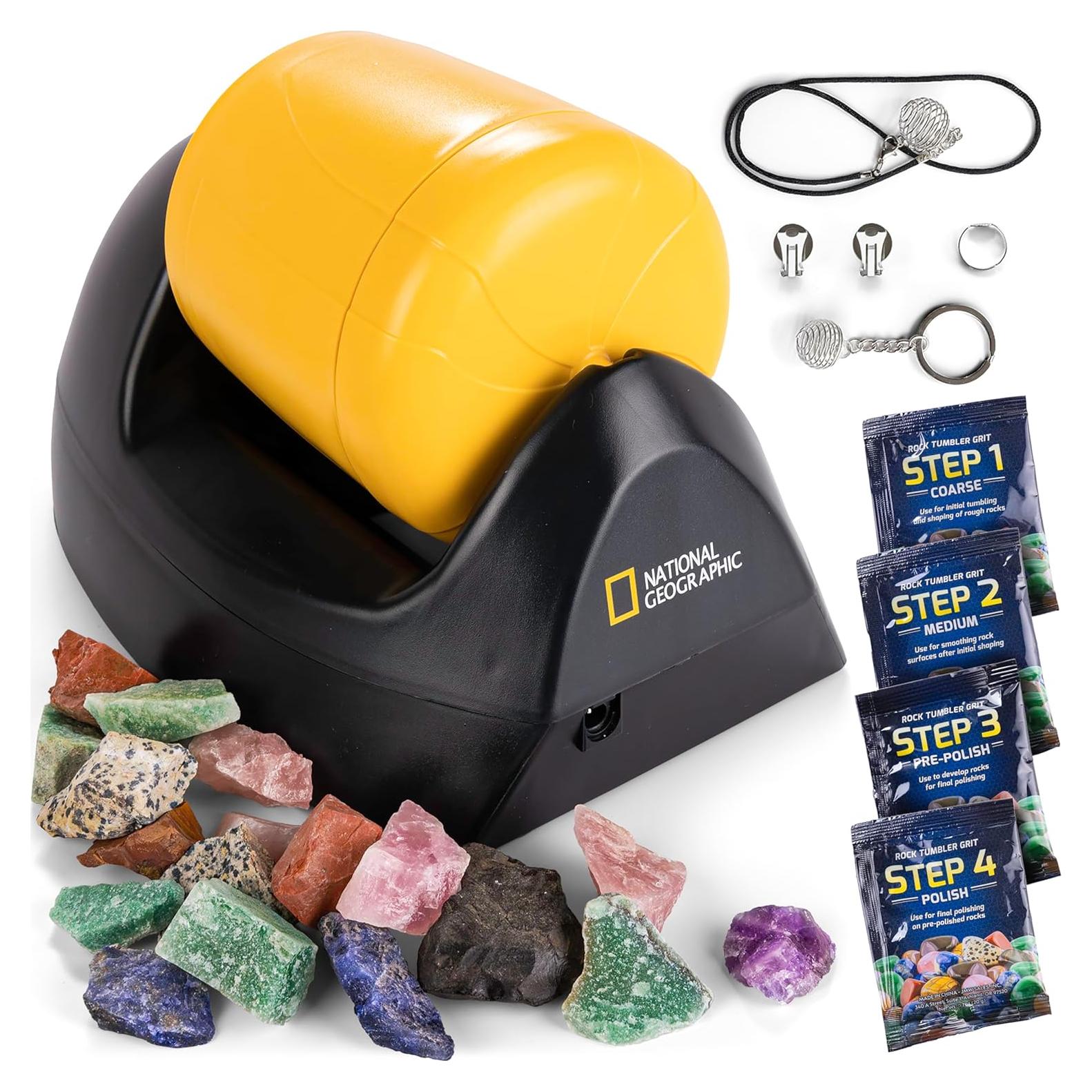 Kit de Tumbling de Rocas National Geographic - Pulidor Duradero