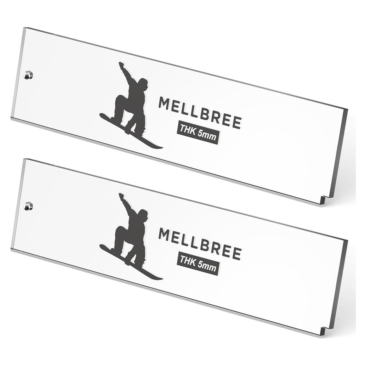 Raspador de Cera para Esquí Mellbree 2 Paquete 5mm