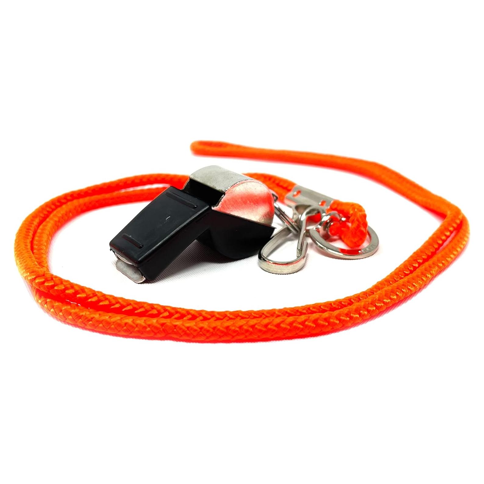 Silbato Metálico Franklin Sports con Protector de Labios