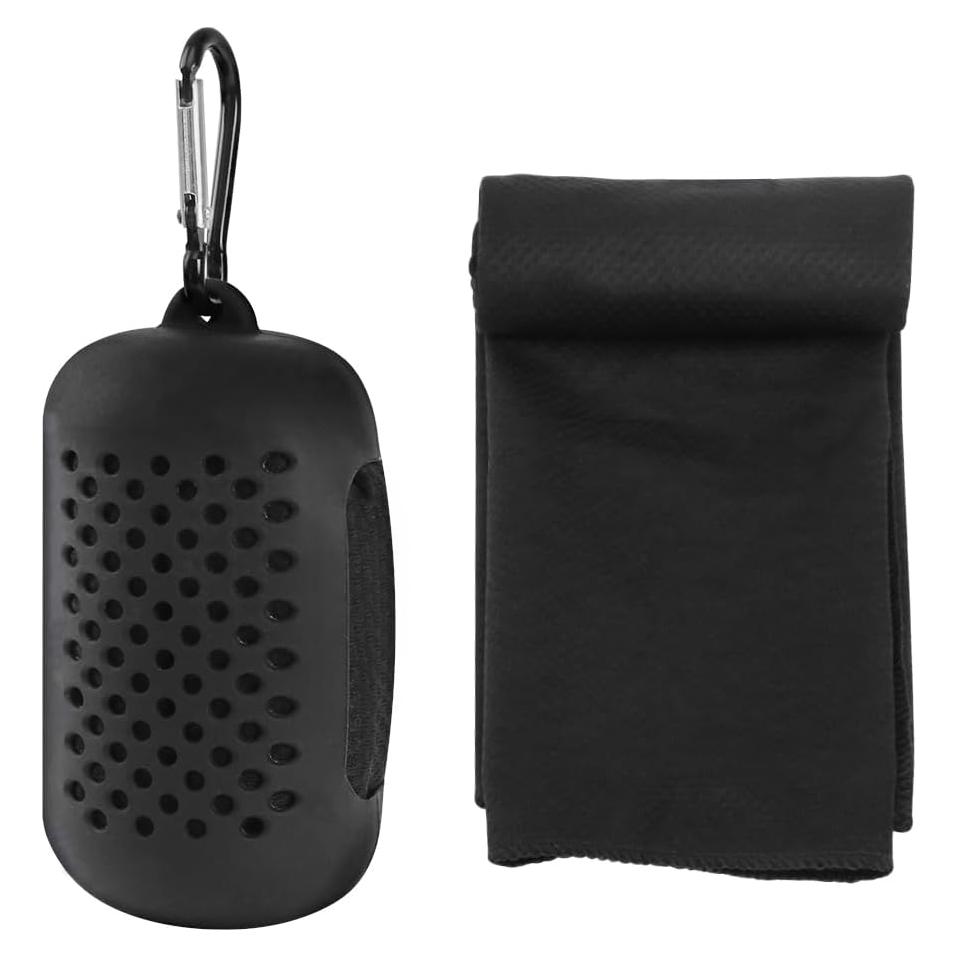 Toalla Enfriadora JBM 101.6x30.5 cm Microfibra Negra